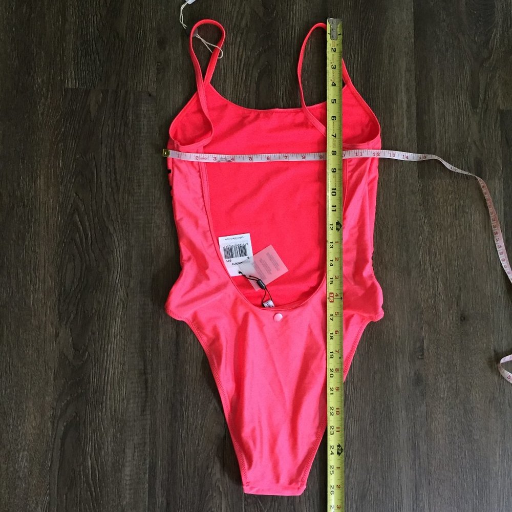 Calvin Klein Cheeky Scooped One Piece Swimsuit - Picture 10 of 11